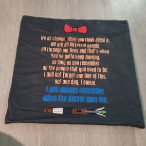 Black Doctor Who Pillow Cover Set Of 2